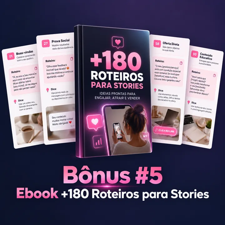 +180 Roteiros para Stories
