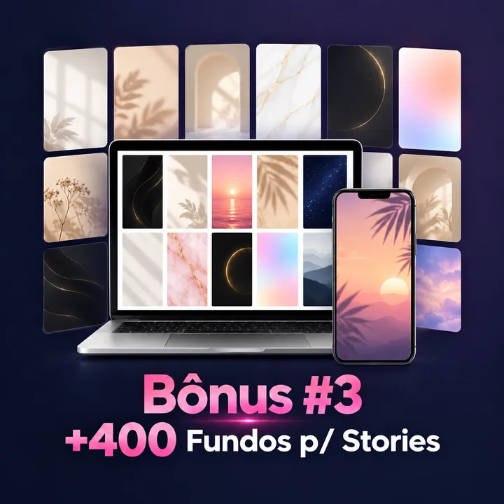 +400 Fundos p/ Stories