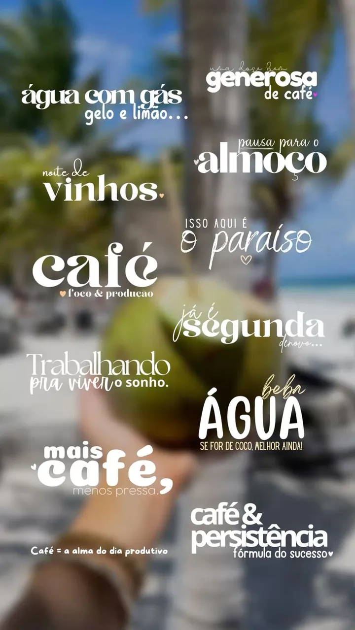 Stories com figurinhas — exemplo 4