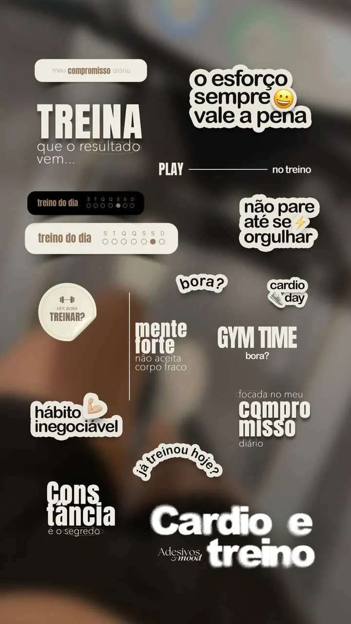 Stories com figurinhas — exemplo 7