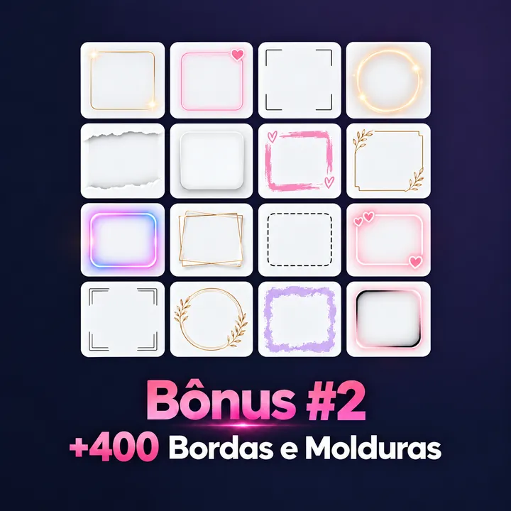 +400 Bordas e Molduras