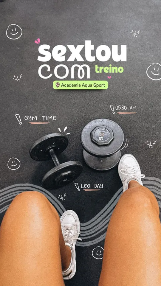 Story com figurinhas do pack — exemplo 4